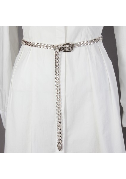 Kadın Moda Kemer Kalça Yüksek Bel Altın Gümüş Bel Zincir Elbise Kot Serin Kızlar Bayan Kemer Aksesuarları Vücut Zinciri Moda (Yurt Dışından) fırsatları