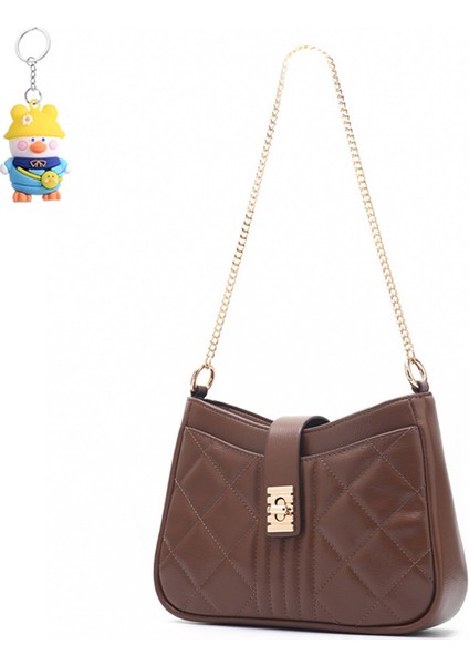 Kilitleme Cüzdan Tek Omuz Crossbody Fermuarlı Mini Kompakt Koltuk Altı Çanta (Yurt Dışından)
