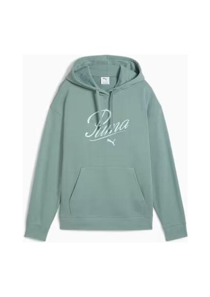 Scrıpt Comfort Hoodie Green Moon