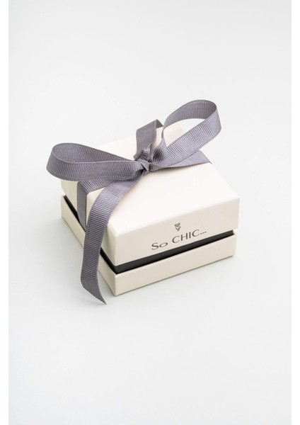 Buz Kristali 18 Ayar Rose Altın Kaplama 18 cm Gümüş Minimal Bileklik