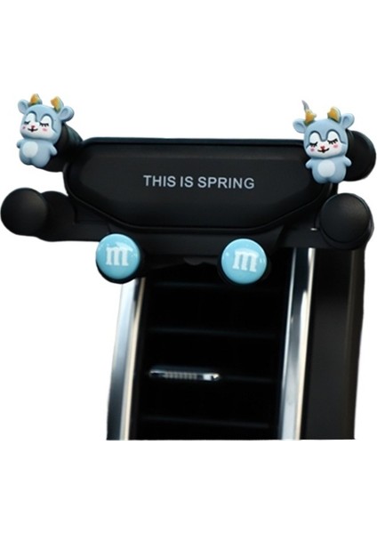 Karikatür Araba Telefon Tutucu Sevimli Araba Havalandırma Menfezi Yerçekimi Telefon Tutucu (Yurt Dışından)