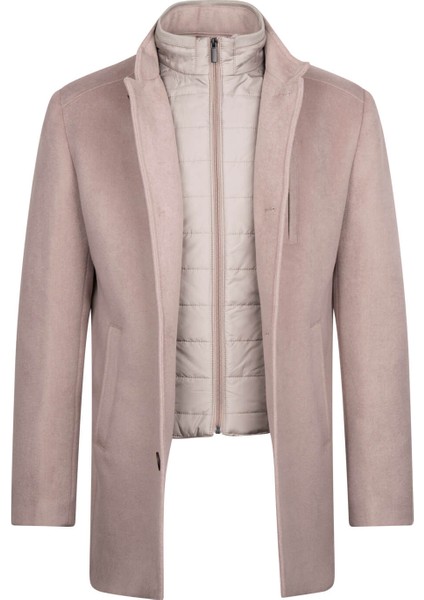 Vizon Slim Fit Hakim Yaka Yünlü Palto fiyatları