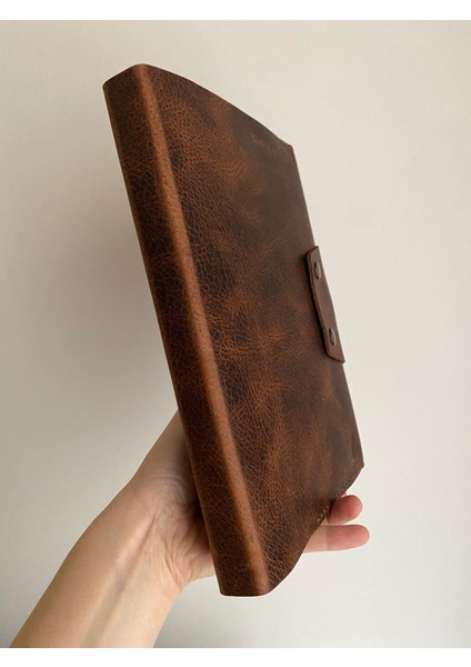 (Isim Yazıyoruz) El Yapımı Hakiki Deri A5 Ajanda Kılıfı - Defter & Kalem Hediyeli modelleri
