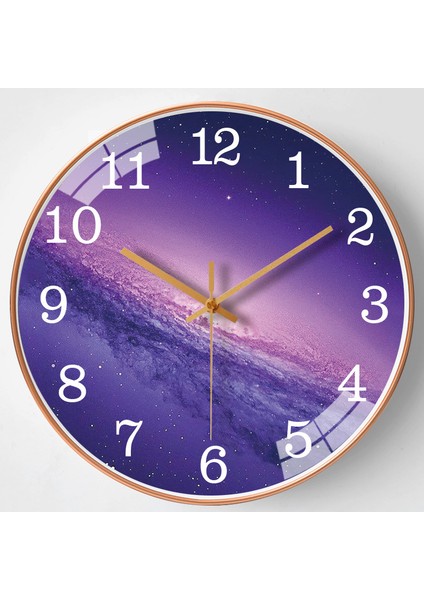 8 Inç 20CM Ev Oturma Odası Duvar Saati Basit Sessiz Saat Yaratıcı Saat (Yurt Dışından)