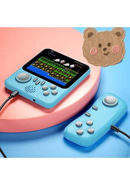 Mini Oyun Konsolu El Oyun Konsolu Ekran Oyunu Çocuk Klasik Nostaljik Oyun Konsolu Adventure Island Contra Oyunu (Yurt Dışından)