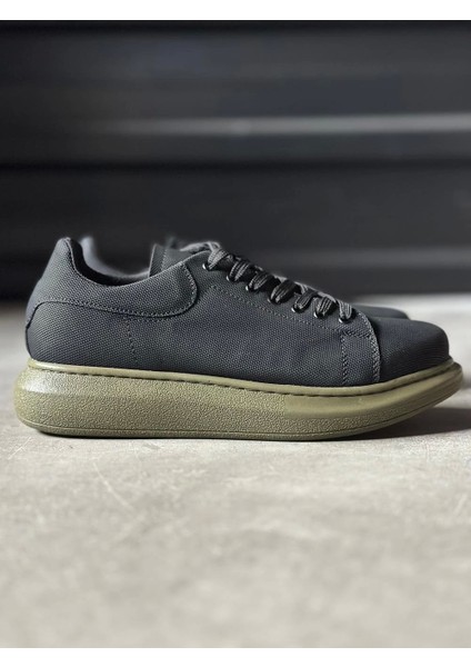 K&a Yüksek Taban Günlük Ayakkabı Tırtıklı 041 Siyah