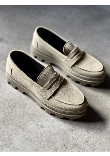 K&a Yüksek Taban Klasik Ayakkabı 779 Vizon Süet indirimleri