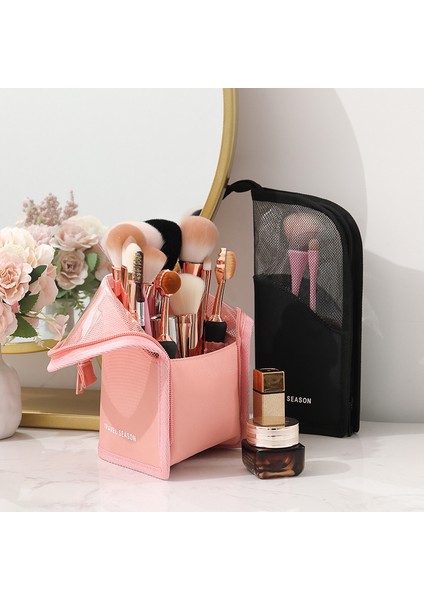 Yüksek Kapasiteli Kozmetik Kalem Saklama Çantası Makyaj Araçları Saklama Çantası (Yurt Dışından) fırsatları