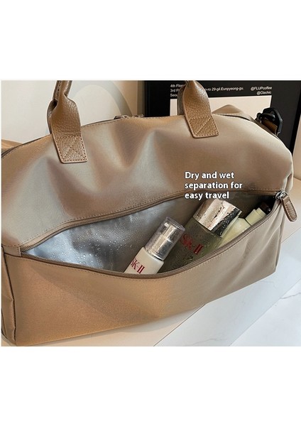 Büyük Kapasiteli Islak ve Kuru Spor Çantası Su Geçirmez Oxford Kumaş El Crossbody Seyahat Çantası (Yurt Dışından) modelleri