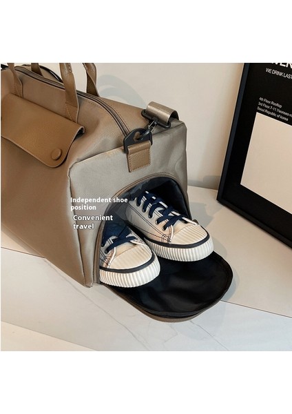 Büyük Kapasiteli Islak ve Kuru Spor Çantası Su Geçirmez Oxford Kumaş El Crossbody Seyahat Çantası (Yurt Dışından) fırsatları