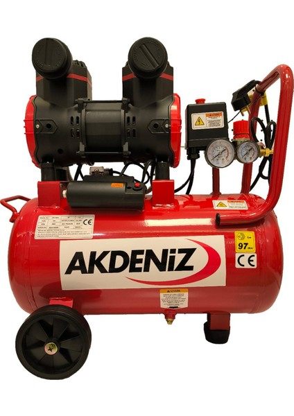 24 Litre Yağsız Hava Kompresörü 1,5 Hp