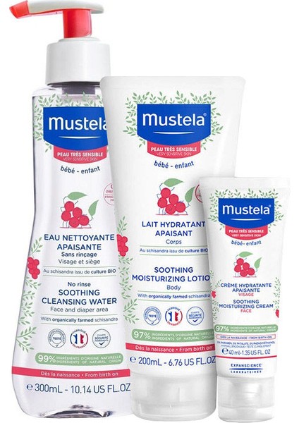 Mustela Çok Hassas Ciltler Bakım Seti