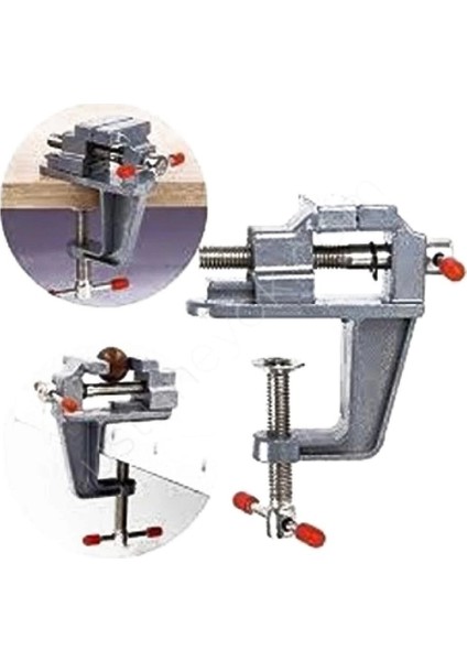 Mini Masa Tezgah Hobi Mengenesi Sabitleme Sıkıştırma Aparat 30 mm