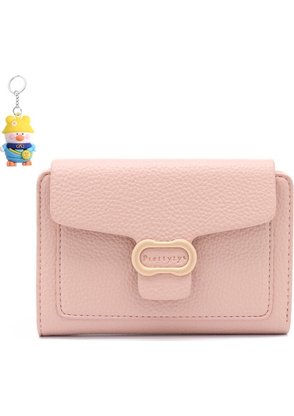 Cüzdan Kadın Orta Boyutlu Cüzdan Basit ve Çok Yönlü Kadın El Çantası Kadın Kart Tutucu (Yurt Dışından)