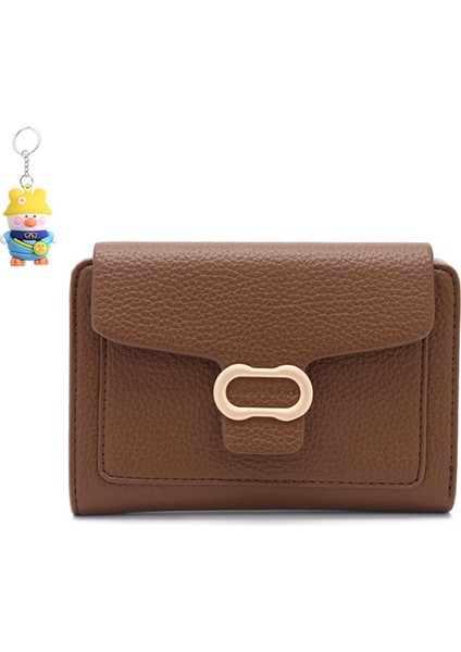 Cüzdan Kadın Orta Boyutlu Cüzdan Basit ve Çok Yönlü Kadın El Çantası Kadın Kart Tutucu (Yurt Dışından)