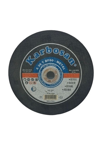 Metal Kesici Disk 230 mmX3.0X22