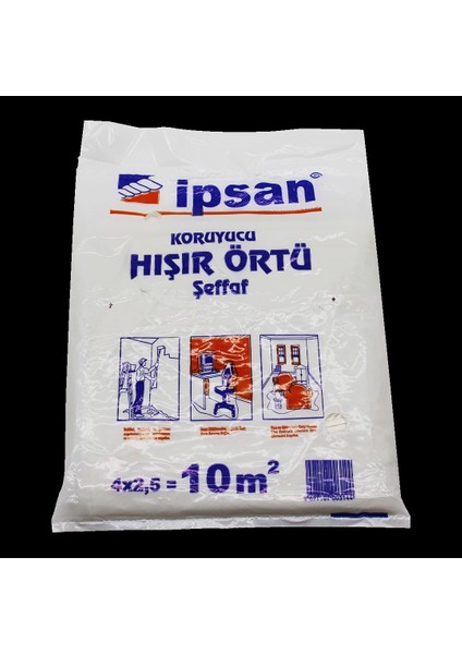 10-M2 Hışır Şeffaf Koruyucu Örtü