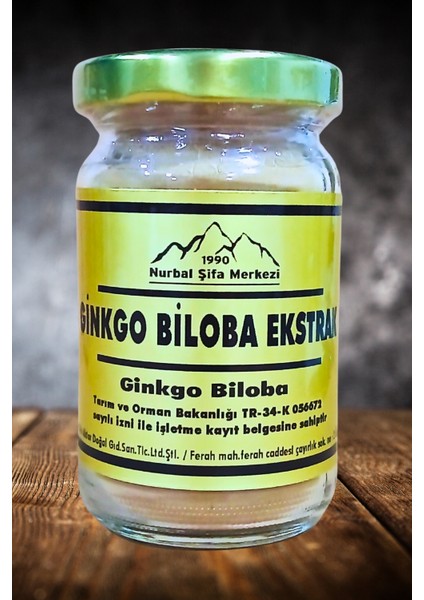 Ginkgo Biloba Ekstrak 50 gr fiyatları