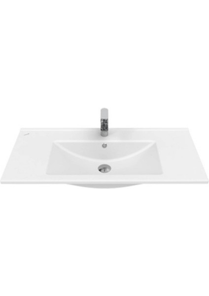 Su Etajerli Lavabo Beyaz 100CM