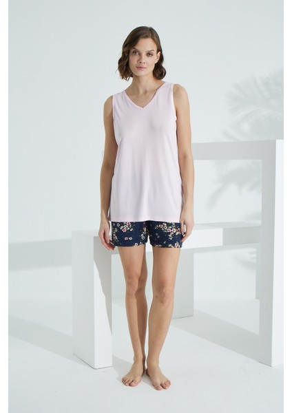 Bambu Ip Askılı Yazlık Kadın Şort Takım 70013 fiyatları