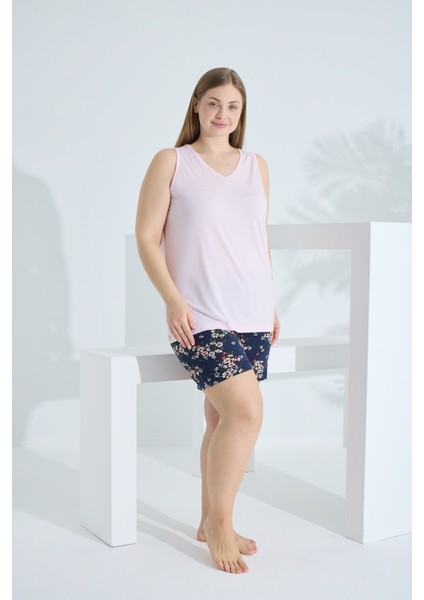 Bambu Ip Askılı Yazlık Kadın Şort Takım 70013 indirimleri