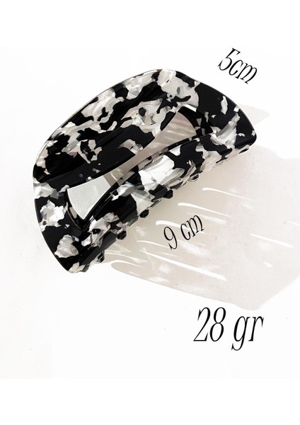 Diana Kaplumbağa Sırtı Lüks Asetat Geniş Pencereli Mandal Toka indirimleri