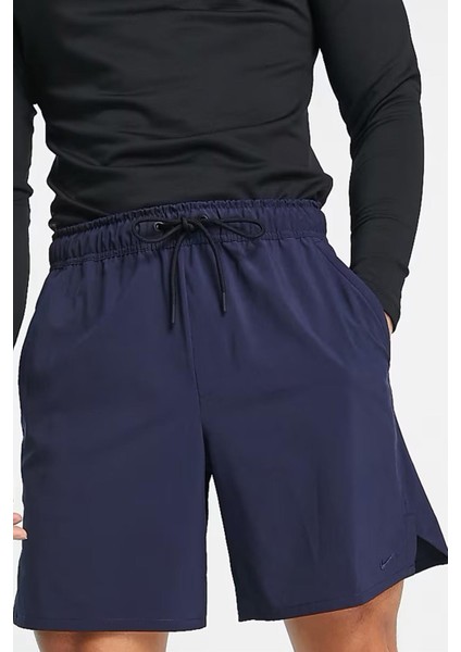 Training Dri Fit Unlimited Ultra Light Woven 7" Shorts Navy Erkek Dokuma Anreman Koşu Şortu Lacivert