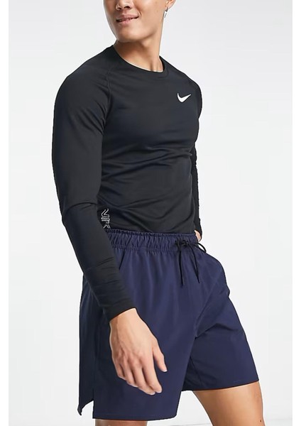 Training Dri Fit Unlimited Ultra Light Woven 7" Shorts Navy Erkek Dokuma Anreman Koşu Şortu Lacivert fırsatları