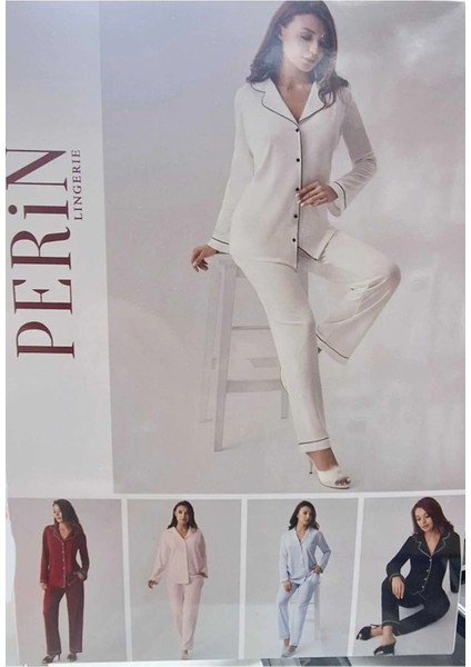 Perin Kadın Penye Pijama Takımı Biyeli (2'li) fiyatları