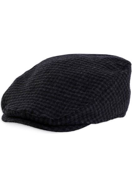 Desenli Yünlü Kasket Şapka