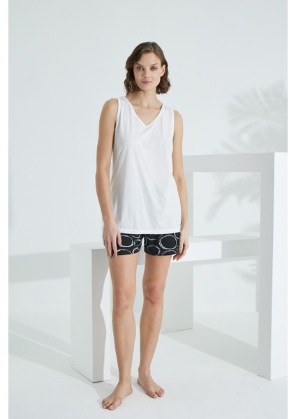 Bambu Ip Askılı Yazlık Kadın Şort Takım 70014 fiyatları