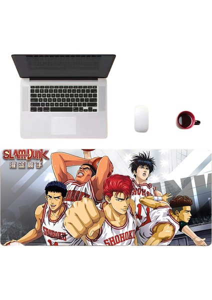 Slam Dunk Master Mouse Pad Büyük Boy Sakuragi Hanamichi Ryukawa Maple Sansui Shou Öğrenci Anime Masa Matı (Yurt Dışından)