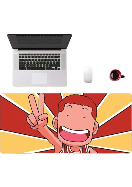 Slam Dunk Master Mouse Pad Büyük Boy Sakuragi Hanamichi Ryukawa Maple Sansui Shou Öğrenci Anime Masa Matı (Yurt Dışından)