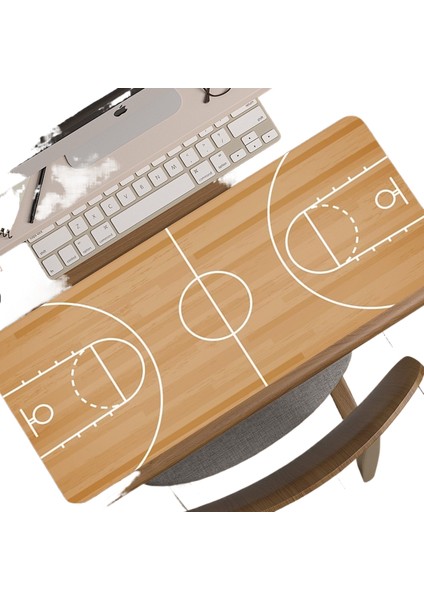 Basketbol Sahası Fare Klavye Için Büyük Boy Masa Pedi (Yurt Dışından)