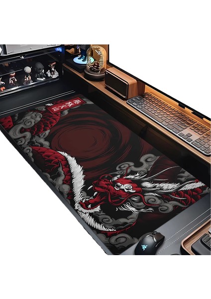Mouse Pad Oyun Ofisi Klavye Pedi Büyütülmüş Kaymaz Büyük Boy Kirlenmeye Dalı (Yurt Dışından)