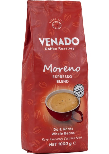 Moreno Espresso Çekirdek Dark Roast 1000g