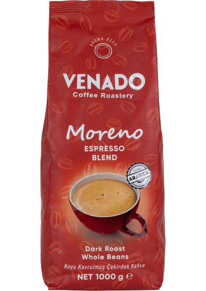 Moreno Espresso Çekirdek Dark Roast 1000g