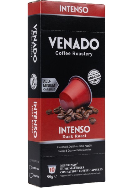 Intenso Dark Roast Kapsül Kahve