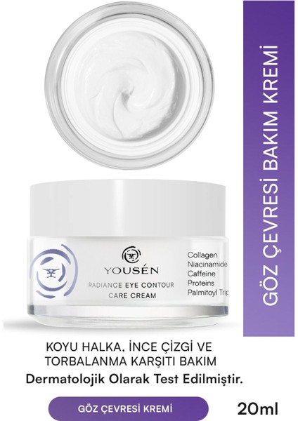 Göz Altı İçin Aydınlatıcı Göz Çevresi Bakım Kremi Gözaltı Morlukları