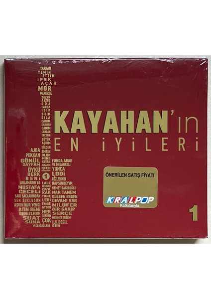 Kayahan'ın En Iyileri Çift CD (Jelatininde Sıfır Dönem Baskı Orjinal Cd)