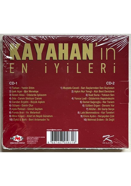 Kayahan'ın En Iyileri Çift CD (Jelatininde Sıfır Dönem Baskı Orjinal Cd)