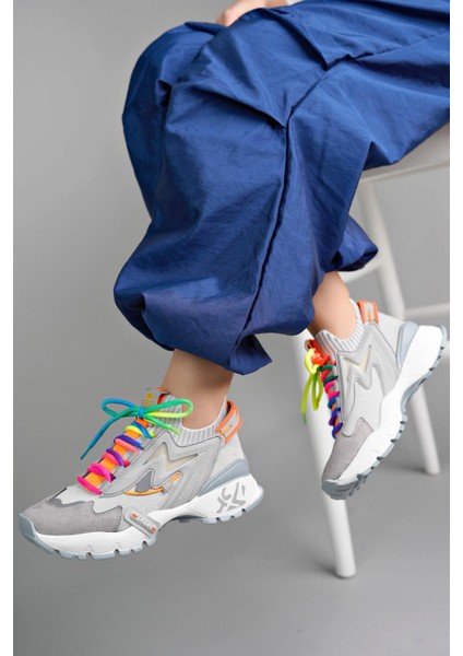 Kadın Alexa Özel Kalın Taban Sneaker