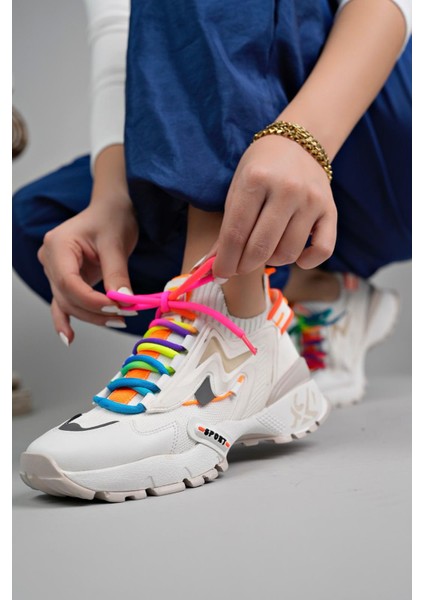 Kadın Alexa Özel Kalın Taban Sneaker