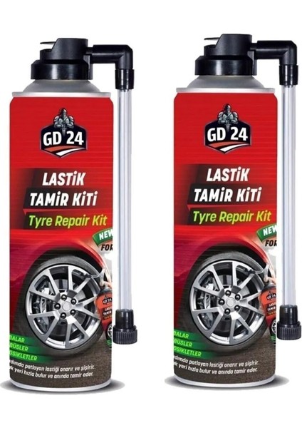 Lastik Tamir Kiti Sprey 450 ml (2 Adet)