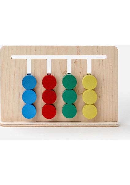 Ahşap Rubik Abaküs / 3+ Yaş / Montessori Eğitici ve Öğretici Renkli Ahşap Oyuncak / Güvenli ve Eğlenceli Çocuk Oyuncağı fiyatları