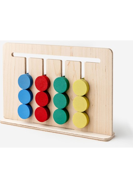 Ahşap Rubik Abaküs / 3+ Yaş / Montessori Eğitici ve Öğretici Renkli Ahşap Oyuncak / Güvenli ve Eğlenceli Çocuk Oyuncağı modelleri