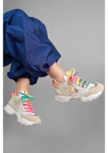 Kadın Alexa Özel Kalın Taban Sneaker