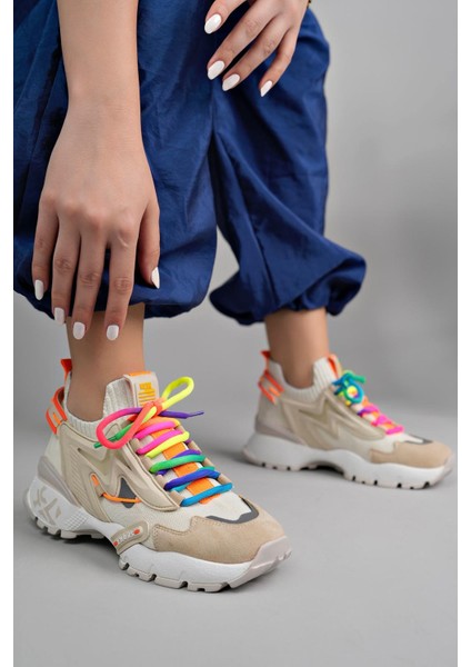 Kadın Alexa Özel Kalın Taban Sneaker
