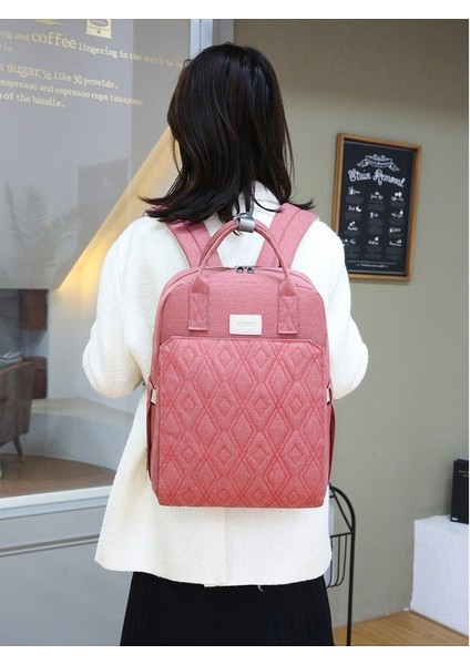 Anne Çantası 2023 Yeni Moda Taşınabilir Büyük Kapasiteli Sırt Çantası Anne ve Bebek Anne Dışarı Hafif Çok Fonksiyonlu Sırt Çantası (Yurt Dışından) fiyatları