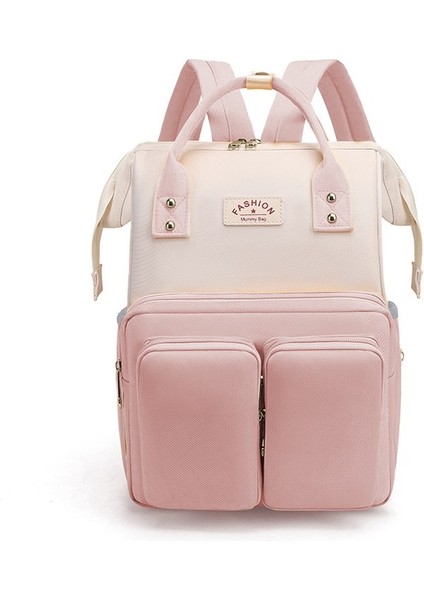 Anne Çantası Sırt Çantası Hafif Büyük Kapasiteli Hamile Anne Dışarı Moda Şeker Renk Anne Çanta Anne Bebek Sırt Çantası (Yurt Dışından)